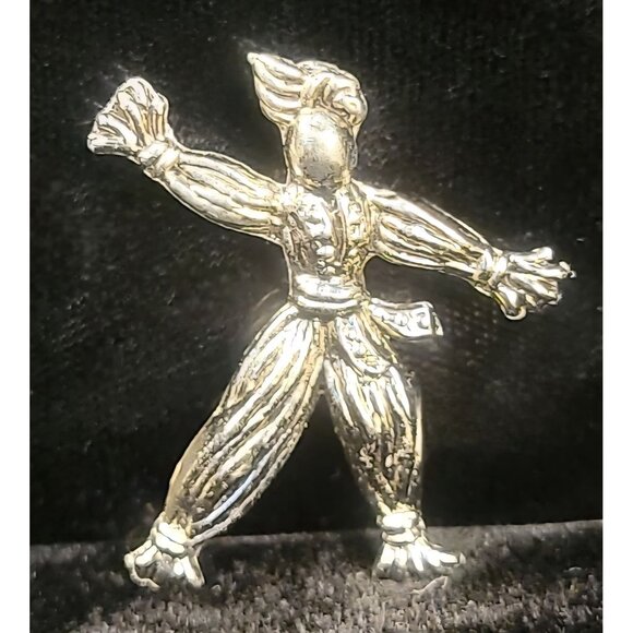 Vintage 1950's Ragdoll Brooch, silver plated - Picture 11 of 14